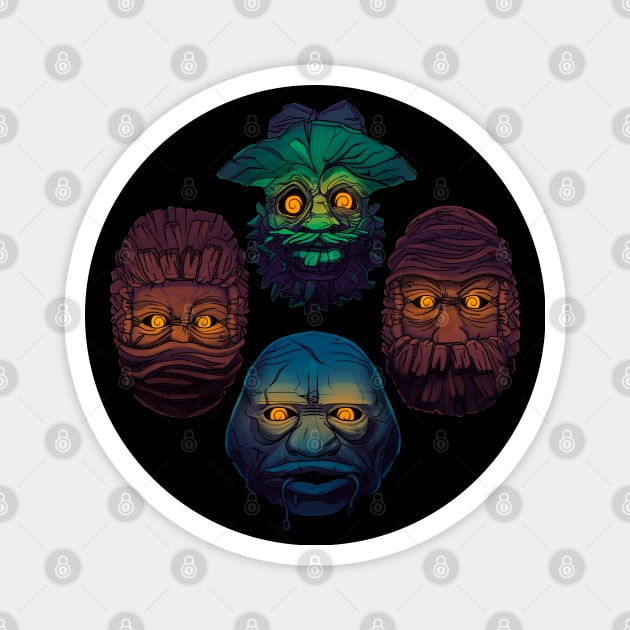 Cabin Masks Magnet by TheTeenosaur